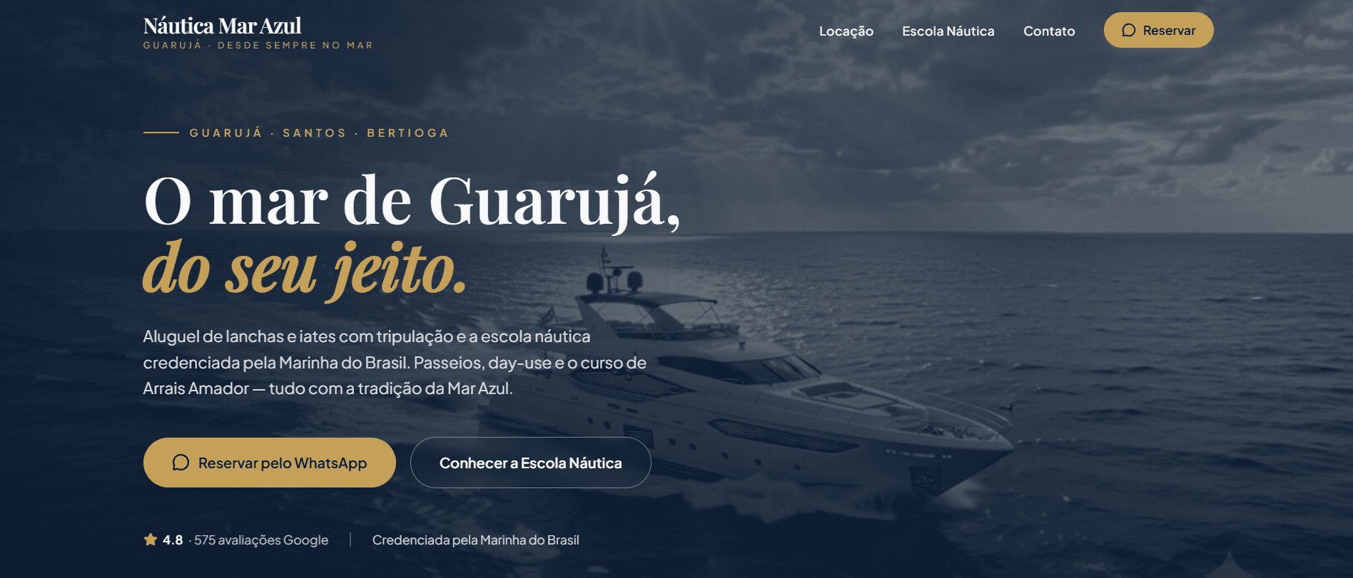 Nautica Mar Azul main project preview
